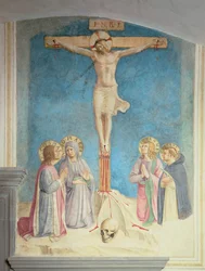 Crucificação com SS. Cosmas, João e Pedro Mártir, 1442